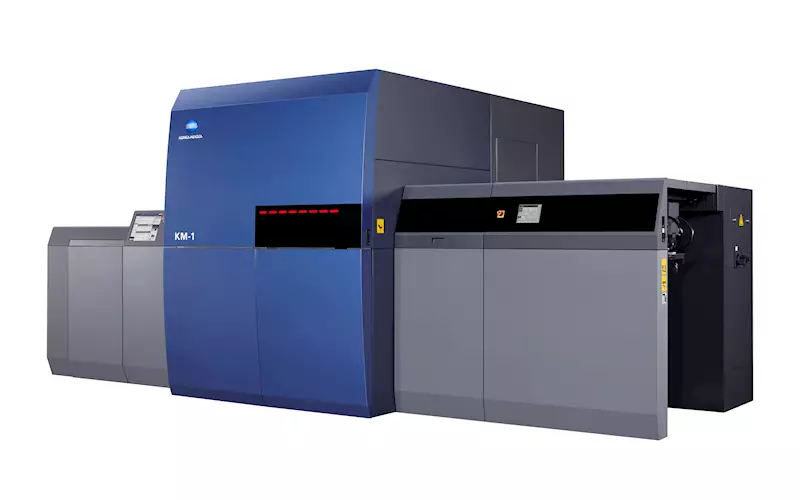 The UV sheetfed digital press KM-1 will have the fully commercial launch at Drupa 2016