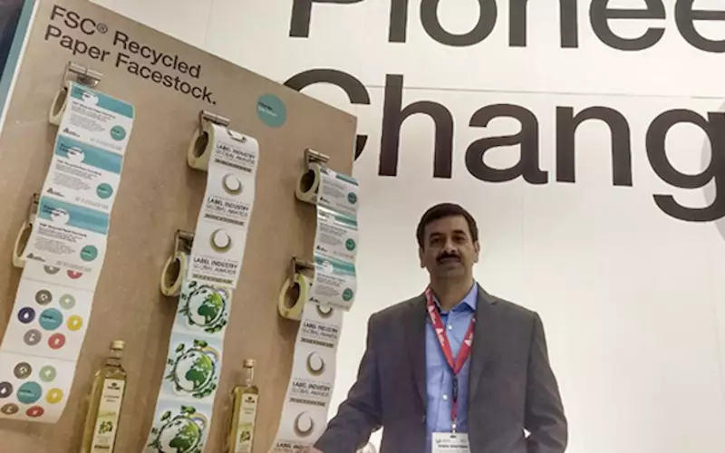 Pankaj Bhardwaj, senior director and general manager for the label and graphic materials in South Asia, Avery Dennison