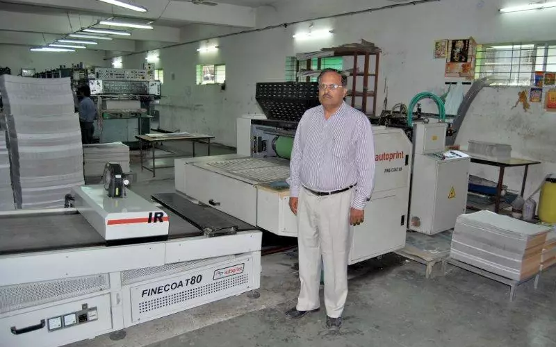 Swadesh Sharma of Indore-based Atharva Packaging says the FineCoat is ideal for the precision coating requirement of packaging customers.