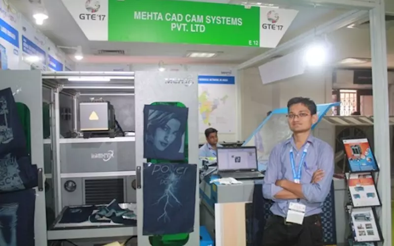 Mehta Cad Cam Systems launched jeans/denim laser engraver machine which has coherent metal laser tube and can work in the area of 300 to 1200 sq/m