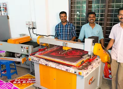 Kerala-based Adzone invests in Grafica screen printing machine