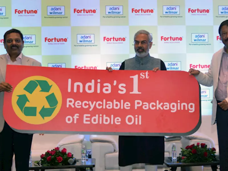 ​​Adani Wilmar adopts new recyclable all-PE laminate packaging for Fortune edible oil