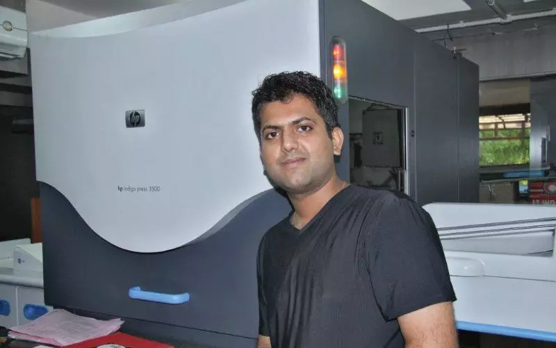 Dwipal Patel is the Director of Shree Printwell Offset: "Innovating, Upgrading and Marketing - if any printing company is not doing this, then they are dying"