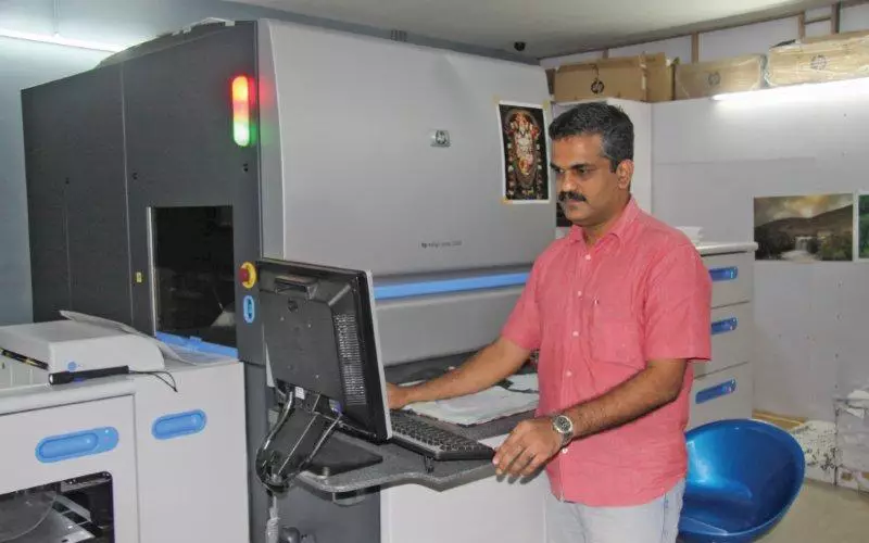 Biju Paul, partner, Photo Perfect Digital Offset Press: "The HP Indigo 5500 is my favourite equipment and we have built our organisation around it"