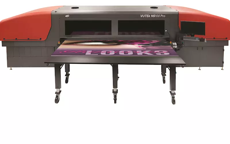 EFI launches UV curable digital press Vutek HS100 Pro