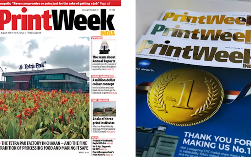 PrintWeek’s August issue: A special cover; Tetra Pak’s world-class Pune plant; Annual reports scam