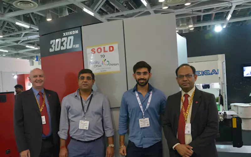 New Delhi’s Kwality Offset Printers invested in a Xeikon 3030Plus