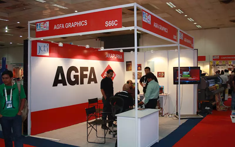 Afga stand at India Sign Digital 2011