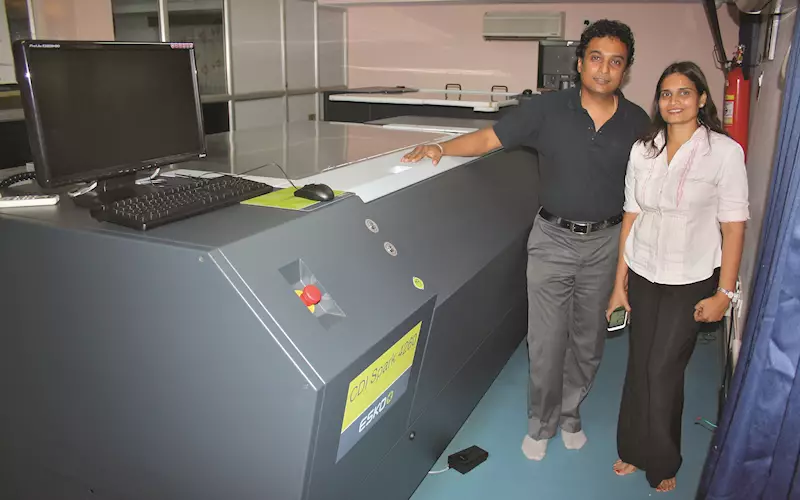 Jaichandra (l) and Madhushani: CDI 4260's "revolutionary technology" has ensured flexo quality is closer to gravure and offset