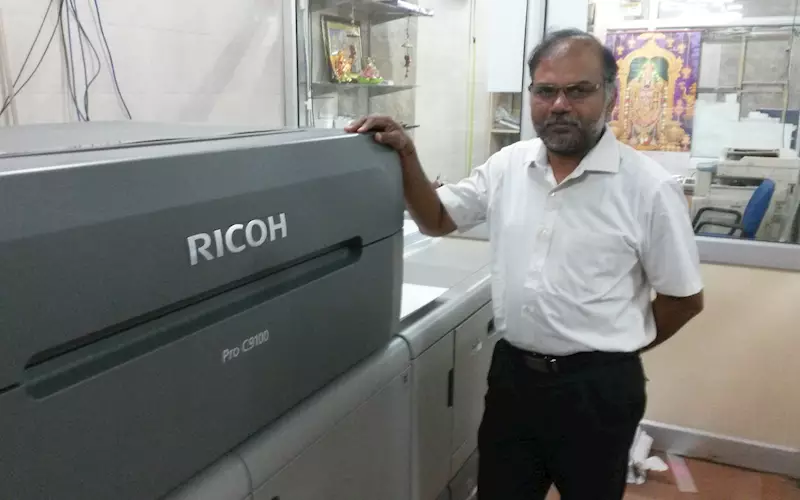 B Shyam Babu, proprietor, Balaji Digital