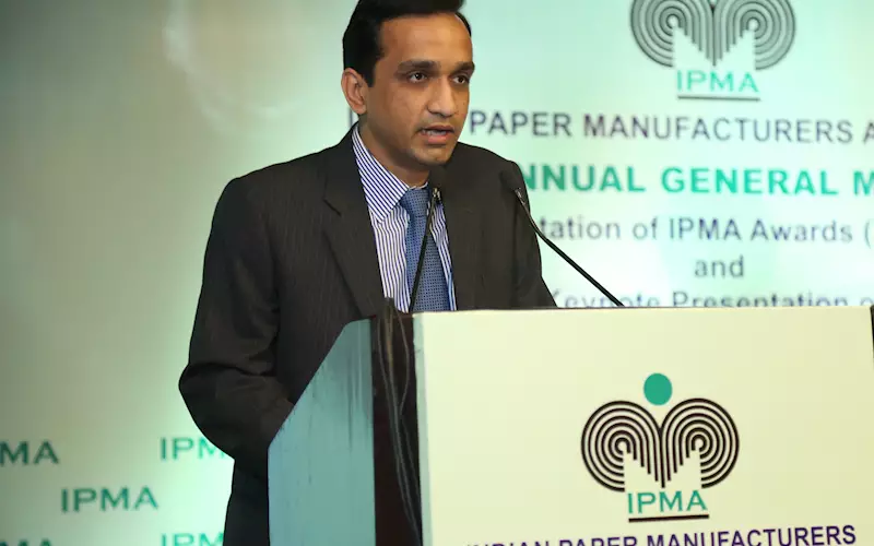 Saurabh Bangur, president, Indian Paper Manufacturers Association (IPMA)