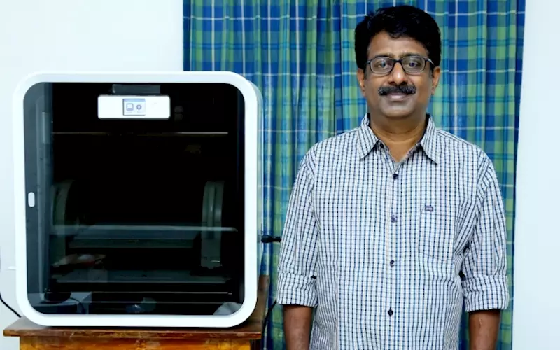 Shaji: "The future of 3D printing is bright."