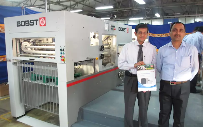 Novacut 106E die-cutter installed at Sai Packaging&#8217;s Bengaluru plant