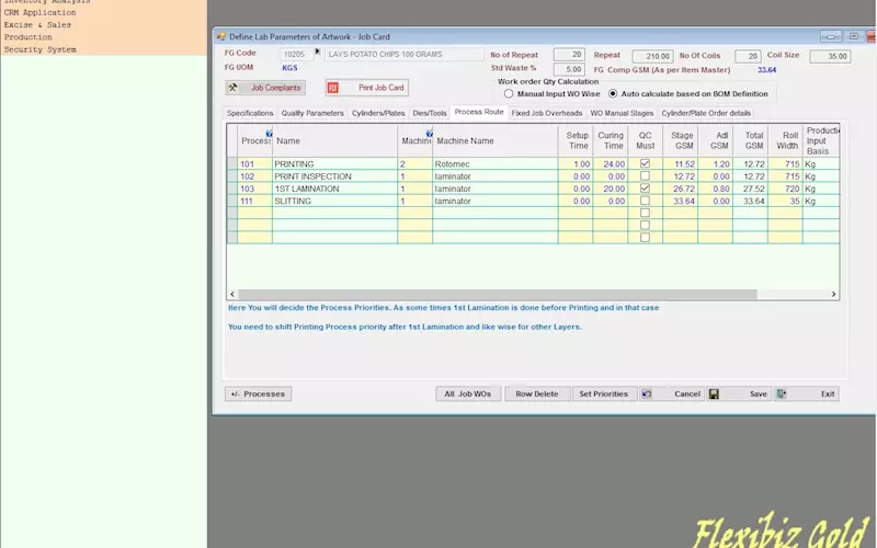 A screen shot of the solution from Kiran Consultants