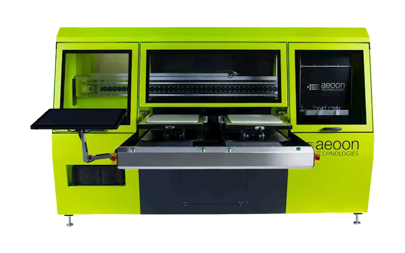 Aeoon's digital textile printing machine