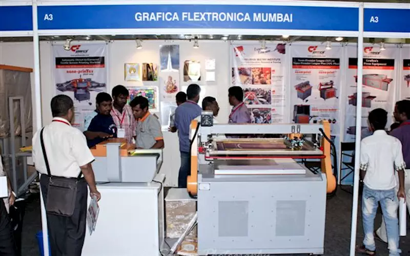 In their third appearance at the show, Grafica demonstrated its nano-series, which included nano-print plus, nano-UV, nano-screen maker 5-in-1, and nano-print. The stall also saw DMI&#8217;s creative screen printed samples