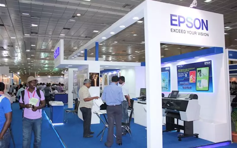 Epson's focus on packaging segment was evident in the demos of the Epson Stylus Pro 7890, 9900 and 4900 at the stall