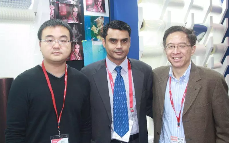 Anil Khurana of Pragati Corporation with his overseas suppliers
