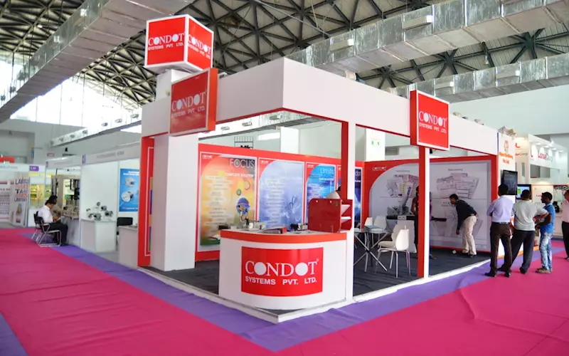 With a slew of products from table top and flat-belt conveyors to track and trace systems, Mumbai-based Condot Systems highlighted variable data coding equipment particularly for packaging