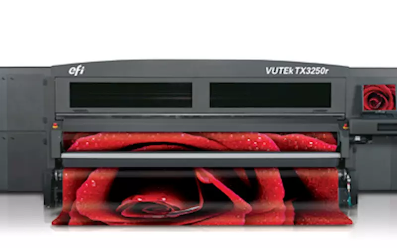 EFI launches Vutek TX3250r dye sublimation printer