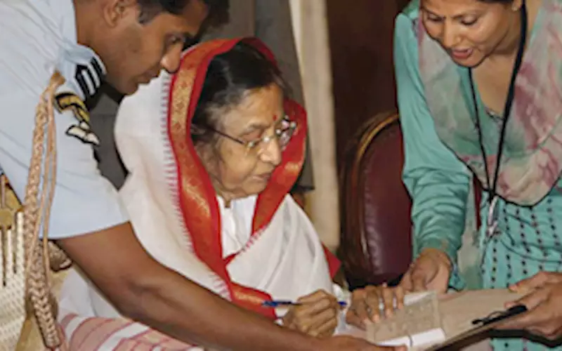 President of India, Pratibha Patil inaugurates Gopsons' deal of printing 120-million Census forms