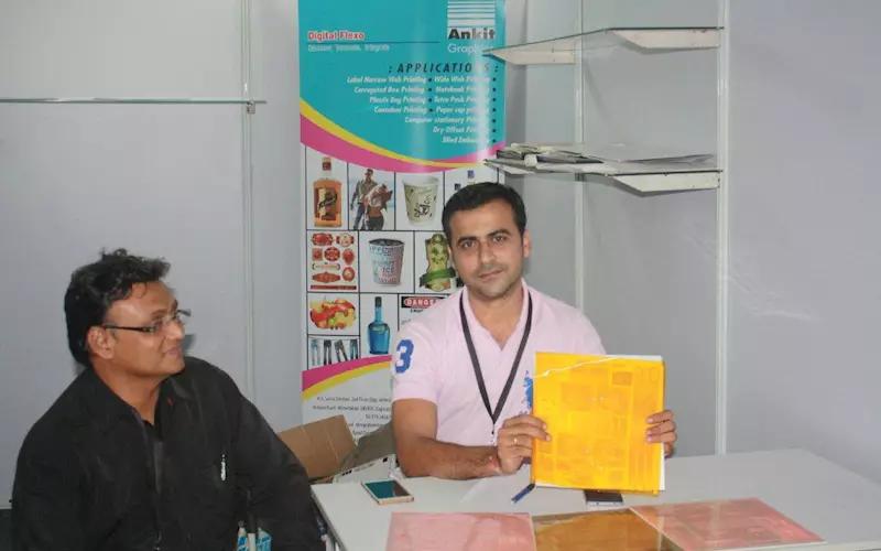 Flexo plate-maker Ankit Darji of Ankit Graphics (K-32), a first-timer at Labelexpo hopes to expand its network pan-India. Based in Ahmedabad, the firm has deployed Screen technology for flexo platemaking