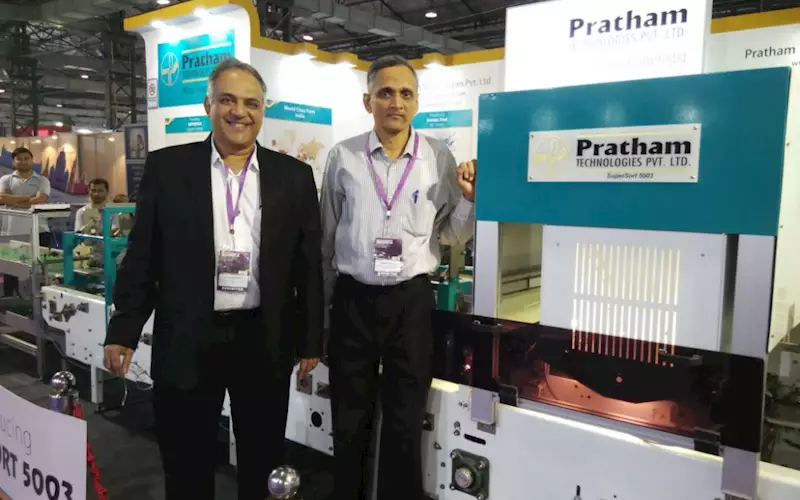 Pratham&#8217;s Supersort carton inspection machine on display