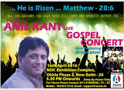 Pastor Anil Kant - Live Gospel Concert