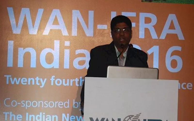 During his speech, Suresh Kuppusamy of Deccan Herald explained how they implemented print quality standardisation across multiple printing plants
