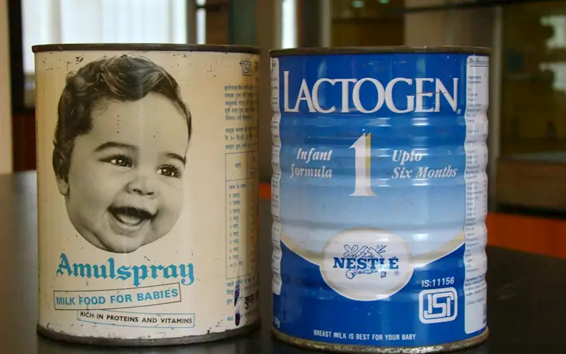 This may stir up some childhood memories, two cans of infant formula from two major brands Amul's Amulspray and Nestle's Lactogen