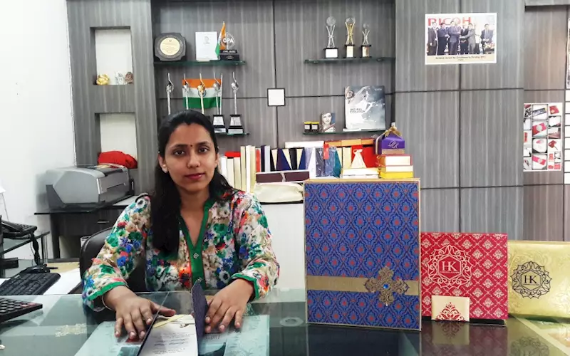 Vandna Saxena works at Kamal Printers, Ludhiana