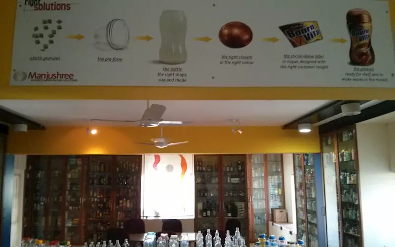 In the fully made PET bottles segment, Manjushree supplies to clients in the confectionery, tea and food supplements segments such as Tata Tea, Mondel&#275;z India (Cadbury Bournvita), GSK Healthcare (Horlicks), Perfetti and P&G, among others. It also makes multi-layered packaging, used to store food items longer by keeping moisture out