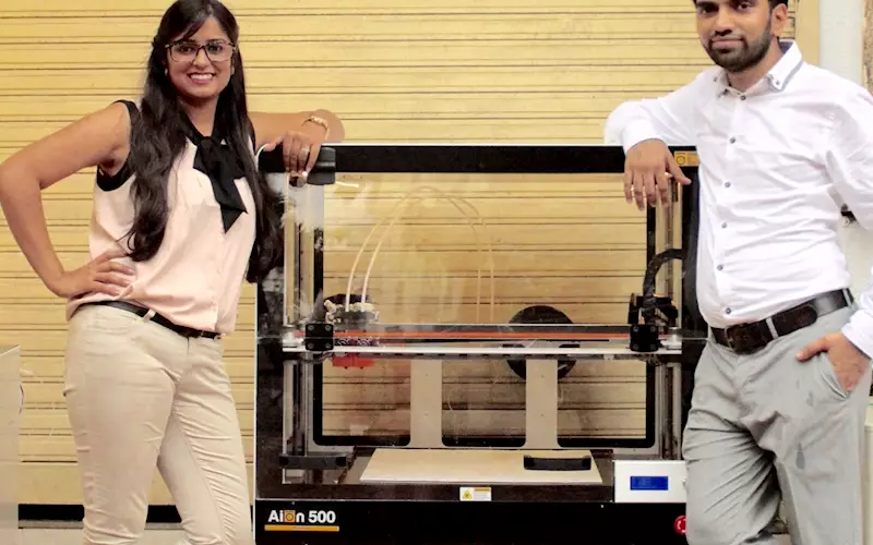 Swapnil and Neeti Sansare with the Aion 500