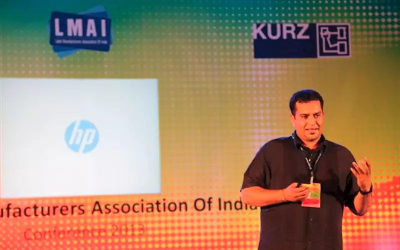 A Appadurai of HP delivered a presentation about how digital print can offer creative print services