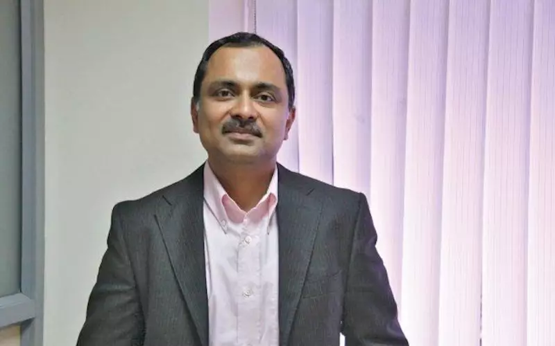 Bobst finalised the Novacut die-cutting machine after deal with Mumbai-based Globe Print n Pack. Venugopal Menon, Bobst (in picture)