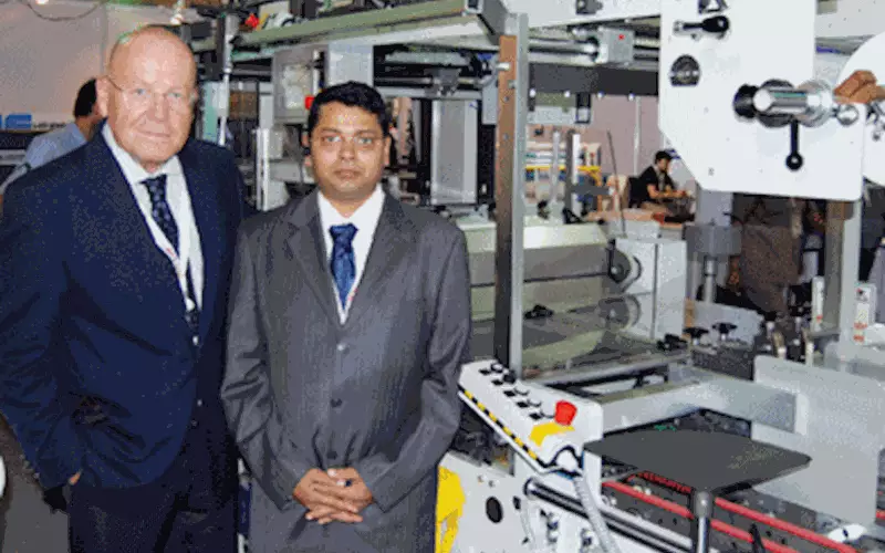 Bobst demonstrates H+S WPS 1100 for the first time in an exhibition in India