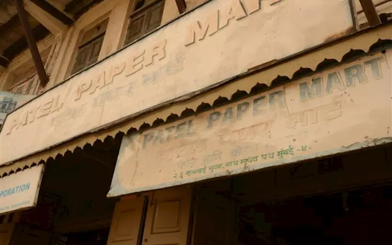 The 83-year old Patel Paper Mart is an onlooker to the changing face of Khadilkar Road