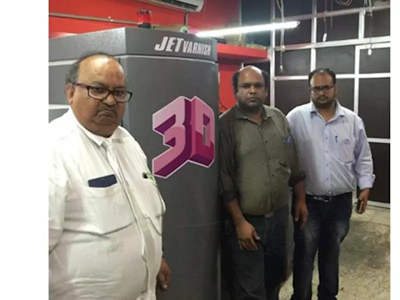 Varun B Corporation first in India for JetVarnish 3D