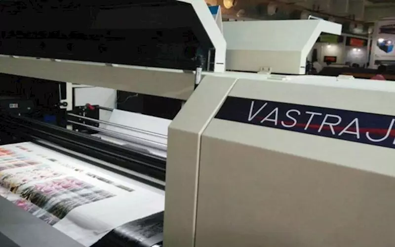 VastraJet, the 1.8-metre digital kit from Colorjet prints directly on cotton, polyester and blends
