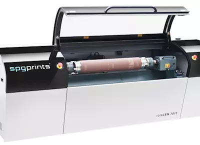 Labelexpo Europe 2017: SPGPrints’ Labelexpo highlight is Rotalen 7511 laser engraver