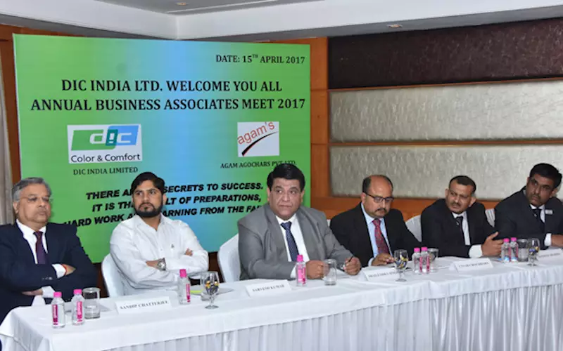Shailendra Singh, managing director and CEO of DIC India (third from left) and others during the event in Jaipur