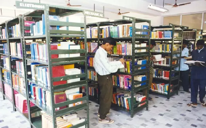 The central library houses a host of printing technology books.