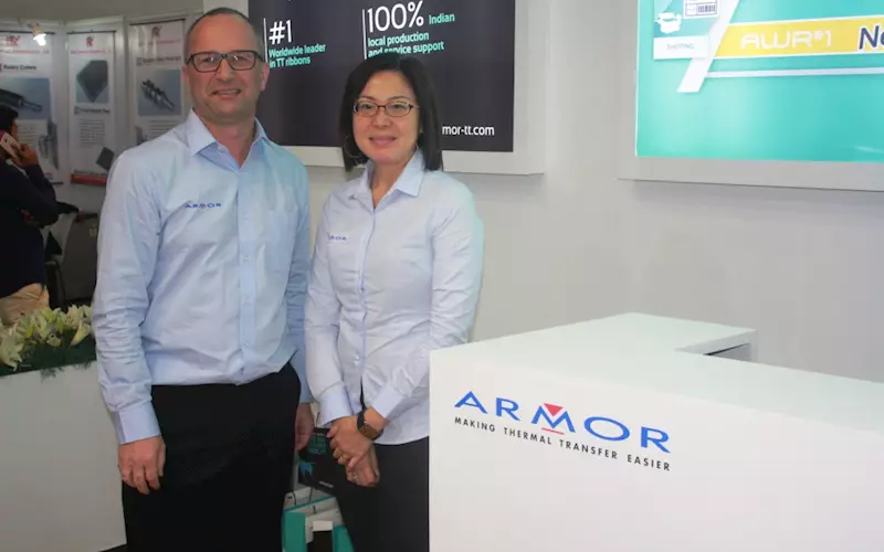 Mark Day of Armor Asia Imaging Supplies at Labelexpo India 2016