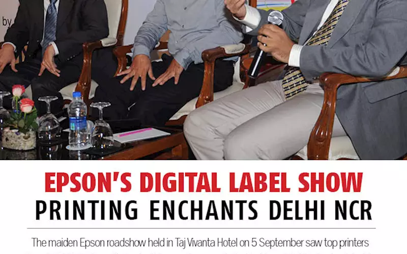 Over 30 printers from Delhi NCR, which is one of the printing and packaging hubs in India, were fascinated by the power of digital label printing