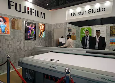 Media Expo: Fujifilm highlights UV; Acuity notches 70 installations