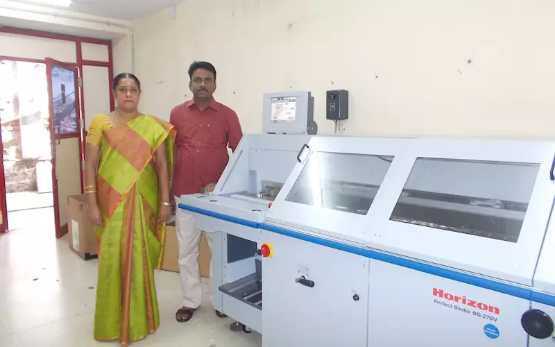 Coimbatore-based Star Colourpark bolsters binding operations with a Horizon perfect binder
