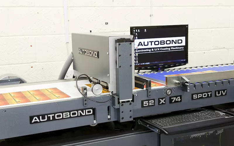 Autobond&#8217;s offline 52 spot UV inkjet machine