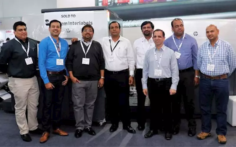 Skanem team at the HP Indigo WS6800 installation