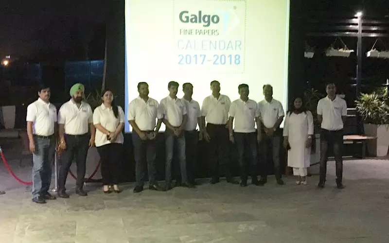 The Galgo team during the calendar launch event