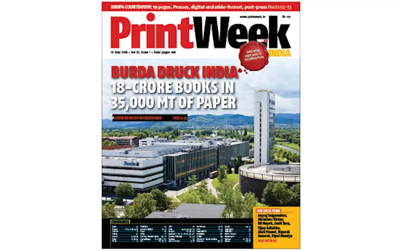 Volume IX, Issue 1, 10 May 2016: Burda Druck India 18-crore books in 35,000  mt of paper, a textbook factory in Greater Noida